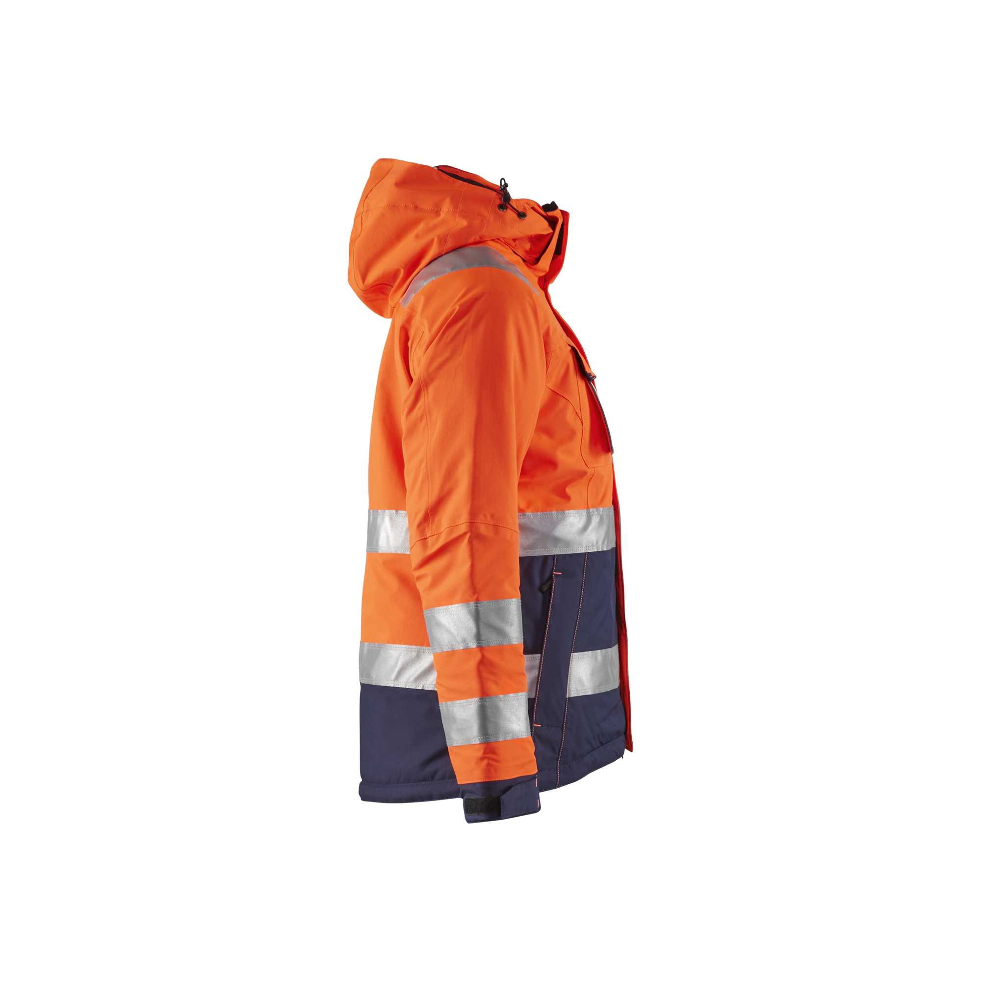 BLAKLADER 48721987 Women's Hi Vis Winter Jacket Hi Vis Reflective Work Jacket WOMEN - Waterproof